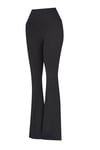 Slim Fit Logo Baskılı Yüksek Bel İspanyol Paça Kadın Eşofman Altı 932455-2001 SİYAH