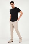 Slim Fit Normal Bel Boru Paça Denim Pantolon Erkek Kot Pantolon 5545C82MILANO BEJ