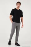 Slim Fit Normal Bel Daralan Paça Erkek Pantolon 6843649 GRİ