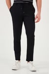 Slim Fit Normal Bel Daralan Paça Erkek Pantolon 6843649 SİYAH