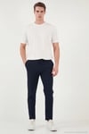 Slim Fit Normal Bel Daralan Paça Erkek Pantolon 6841483 LACİVERT