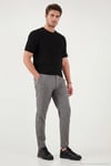Slim Fit Normal Bel Daralan Paça Erkek Pantolon 6843649 GRİ