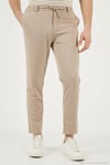 Slim Fit Normal Bel Daralan Paça Erkek Pantolon 6843654 VİZON
