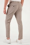 Slim Fit Normal Bel Daralan Paça Erkek Pantolon 6843649 BEJ
