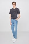 Slim Fit Normal Bel Denim Esnek Jeans Erkek Kot Pantolon MW12S005 410 LACİVERT