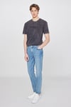 Slim Fit Normal Bel Denim Esnek Jeans Erkek Kot Pantolon MW12S005 410 LACİVERT