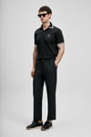 Slim Fit Normal Bel Düz Paça Chino Erkek Pantolon 111190362 SİYAH