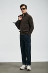 Slim Fit Normal Bel Düz Paça Chino Erkek Pantolon 112190334 LACİVERT