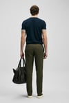 Slim Fit Normal Bel Keten Chino Erkek Pantolon 111190363 YEŞİL