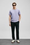 Slim Fit Normal Bel Keten Chino Erkek Pantolon 111190363 SİYAH