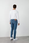 Slim Fit Pamuklu 512 Jeans Erkek Kot Pantolon 28833-0787 MAVİ