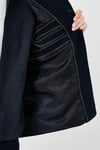 Slim Fit Pamuklu Kaşe Erkek Kaban 5841012 LACİVERT