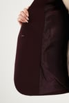 Slim Fit Şal Detaylı Kruvaze Yaka Kadın Ceket 6927665 MÜRDÜM