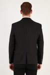 Slim Fit Tek Yırtmaçlı Düğmeli Blazer Erkek Ceket 2163763 SİYAH