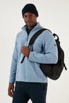 Slim Fit Yarım Fermuarlı Yumuşak Dokulu Şardonlu Soğuk Geçirmez Kışlık Erkek Polar 59060011 KOYU MAVİ