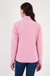 Slim Fit Yumuşak Dokulu Anti-Pilling Tüylenme Yapmayan Yarım Fermuarlı Kadın Polar 5907000 Şeker Pembe