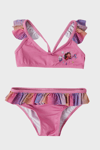 Slipstop Gaby Desenli UPF 50+ Korumalı Çabuk Kuruyan Kız Çocuk Bikini SB2512120000 PEMBE