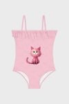 Slipstop Kiki İnce Askılı Hızlı Kuruyan Uv Korumalı Kız Çocuk Mayo SM2612000102 PEMBE