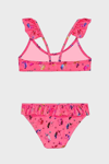 Slipstop Liz Desenli UPF 50+ Korumalı Çabuk Kuruyan Kız Çocuk Bikini SB2514000110 FUŞYA