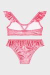 Slipstop Serpina Fuchsia Junior Desenli UPF 50+ Korumalı Çabuk Kuruyan Kız Çocuk Bikini SB2614000604 FUŞYA