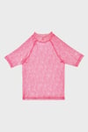 Slipstop Serpina Fuchsia Junior Desenli Uv Korumalı Kısa Kollu Mayo Kız Çocuk T Shirt ST2614000003 FUŞYA
