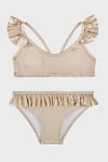 Slipstop Zelma Gold Junior Desenli UPF 50+ Korumalı Çabuk Kuruyan Kız Çocuk Bikini SB2614000608 ALTIN