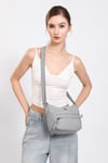 Smart Bags Logolu Ayarlanabilir Askılı Kadın Çanta 2022 3342 GRİ