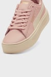 Smash Platform v3 Logolu Sneaker Kadın Ayakkabı 39075818 PEMBE-BEJ
