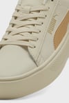 Smash Platform v3 Logolu Sneaker Kadın Ayakkabı 39075819 BEJ-TABA