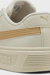 Smash Platform v3 Logolu Sneaker Kadın Ayakkabı 39075819 BEJ-TABA