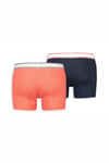 Soft Pamuklu Streç 2 Pack Erkek Boxer 37149-0769 TURUNCU-LACİVERT
