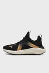 Softride Enzo 5 Metallic Wn Logolu Kalın Taban Sneaker Kadın Ayakkabı 31047301 SİYAH-KREM