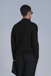 Solid Pamuklu Regular Fit Gömlek Yaka Tep Cepli Erkek Hırka 112100057 SİYAH