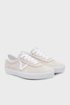 Sport Low Logolu Deri Detaylı Süet Sneaker Unisex Ayakkabı VN000D1PDJR1 BEJ