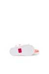 Star Kaymayı Önleyen Flex Foam Cırtlı Şeffaf Unisex Çocuk Sandalet S10171 U Oranj-Beyaz