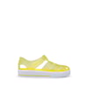 Star Kaymayı Önleyen Flex Foam Cırtlı Şeffaf Unisex Çocuk Sandalet S10171 U SARI