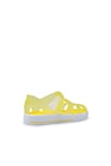 Star Kaymayı Önleyen Flex Foam Cırtlı Şeffaf Unisex Çocuk Sandalet S10171 U SARI