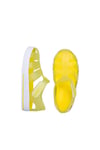 Star Kaymayı Önleyen Flex Foam Cırtlı Şeffaf Unisex Çocuk Sandalet S10171 U SARI