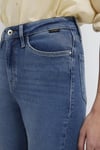 Star Pamuklu Baggy Fit Yüksek Bel Jeans Kadın Kot Pantolon 101077-90534 MAVİ