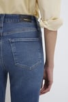 Star Pamuklu Baggy Fit Yüksek Bel Jeans Kadın Kot Pantolon 101077-90534 MAVİ