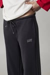 Straight Fit Düşük Bel Düz Paça Kadın Eşofman Altı 1011124-70087 KÖMÜR