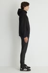 Streç Loose Fit Kapüşonlu Erkek Sweat 0S10287-71379 SİYAH