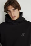 Streç Loose Fit Kapüşonlu Erkek Sweat 0S10287-71379 SİYAH