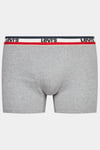 Streç Pamuklu 2 Pack Erkek Boxer 37149-0816 GRİ-SİYAH