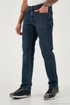 Streç Pamuklu Comfort Fit Yüksek Bel Boru Paça Jeans Erkek Kot Pantolon 4400C04TEXAS MAVİ