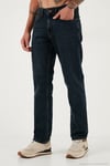 Streç Pamuklu Comfort Fit Yüksek Bel Boru Paça Jeans Erkek Kot Pantolon 4412C25TEXAS MAVİ