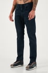 Streç Pamuklu Comfort Fit Yüksek Bel Boru Paça Jeans Erkek Kot Pantolon 4412C27TEXAS LACİVERT