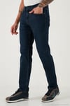 Streç Pamuklu Comfort Fit Yüksek Bel Boru Paça Jeans Erkek Kot Pantolon 4413C41TEXAS LACİVERT