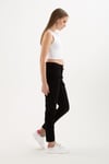 Streç Pamuklu Mom Fit Yüksek Bel Dar Paça Kadın Kot Pantolon 24K0534K1 SİYAH