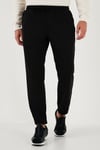 Streç Pamuklu Regular Fit Lastikli Paça Jogger Erkek Pantolon 674004 SİYAH